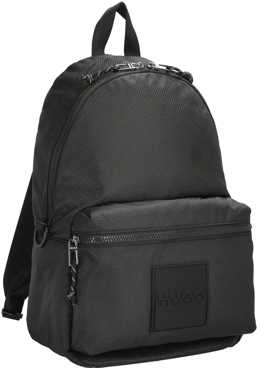Hugo Jhin Backpack Rugzak 14 inch - 3 Vakken - Zwart