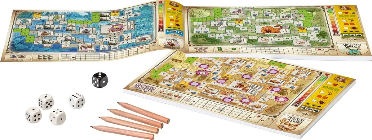 Ravensburger Dungeons Dice and Danger Bordspel - 200 Sheets - Multikleur
