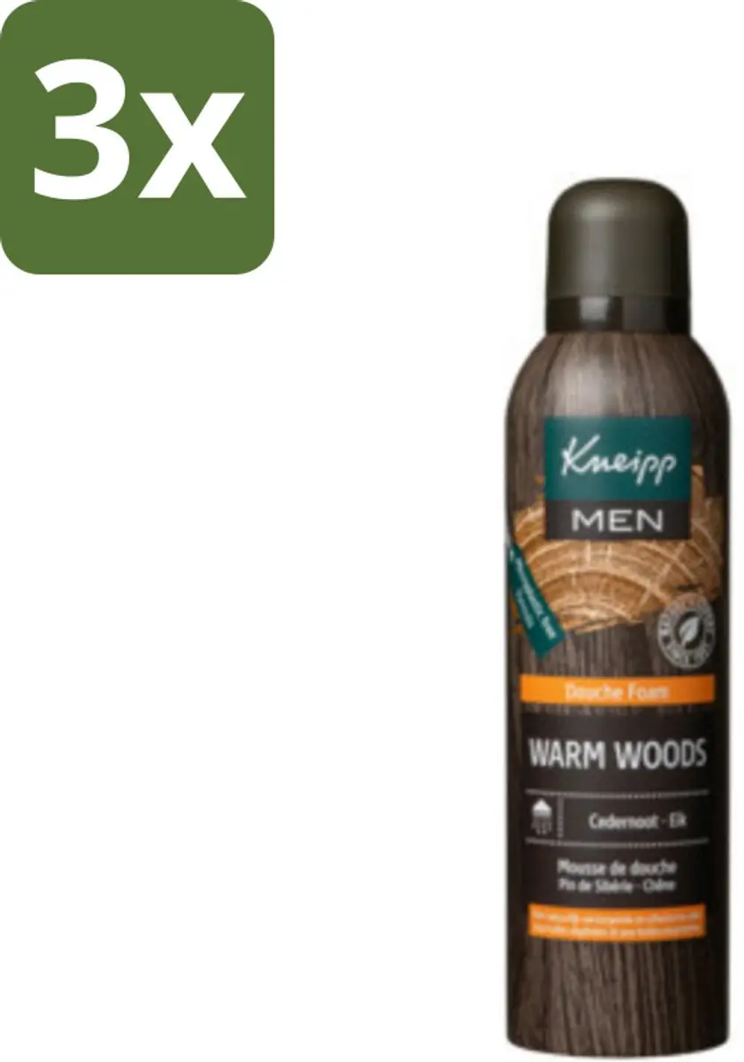 Kneipp Douche Schuim Men Warm Woods 200ml