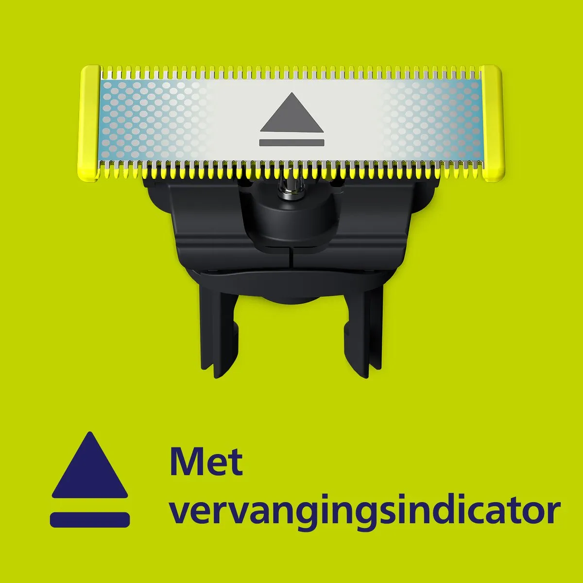 Philips OneBlade Vervangmesjes QP235/50 - 3 Stuks - Blauw/ Groen