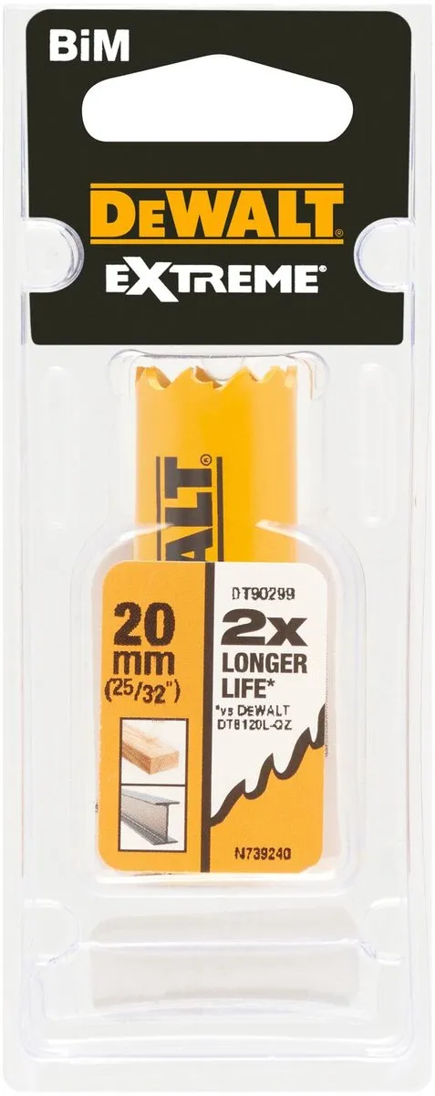 DeWalt DT90299 Gatzaag BiMetaal 20mm