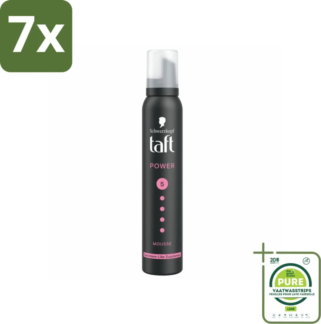 Taft Power 5 Haarmousse 1400ml (7x200ml)
