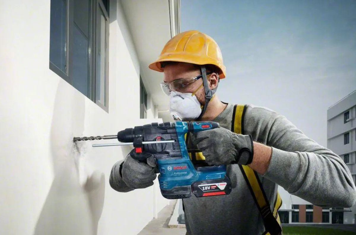 Bosch GBH 18V-22 Accuboormachine SDS-plus - 2x accu - 22mm beton