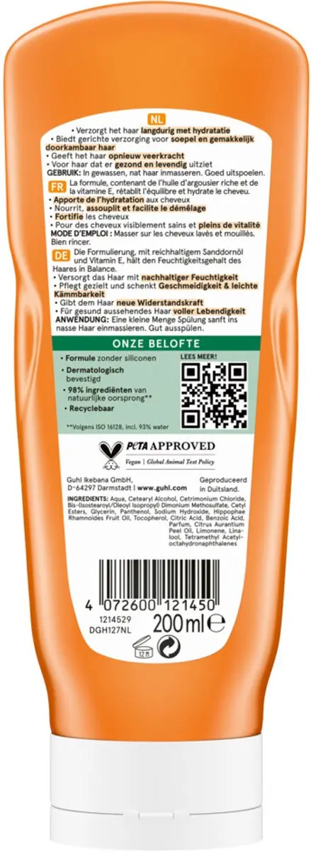 Guhl Crème Conditioner Vochtbalans 600ml - 3 Stuks