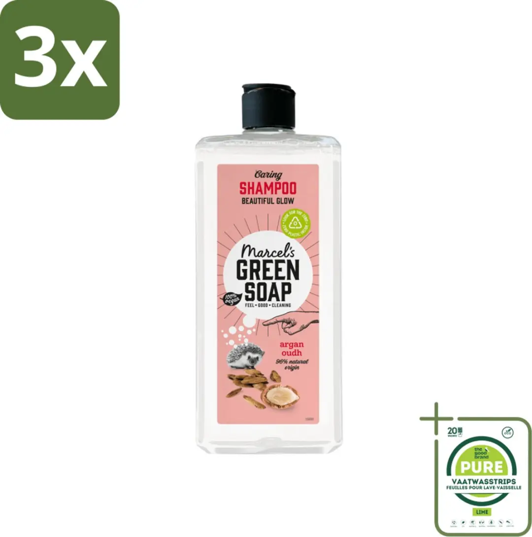 Marcel's Green Soap Shampoo Argan & Oudh 300ml