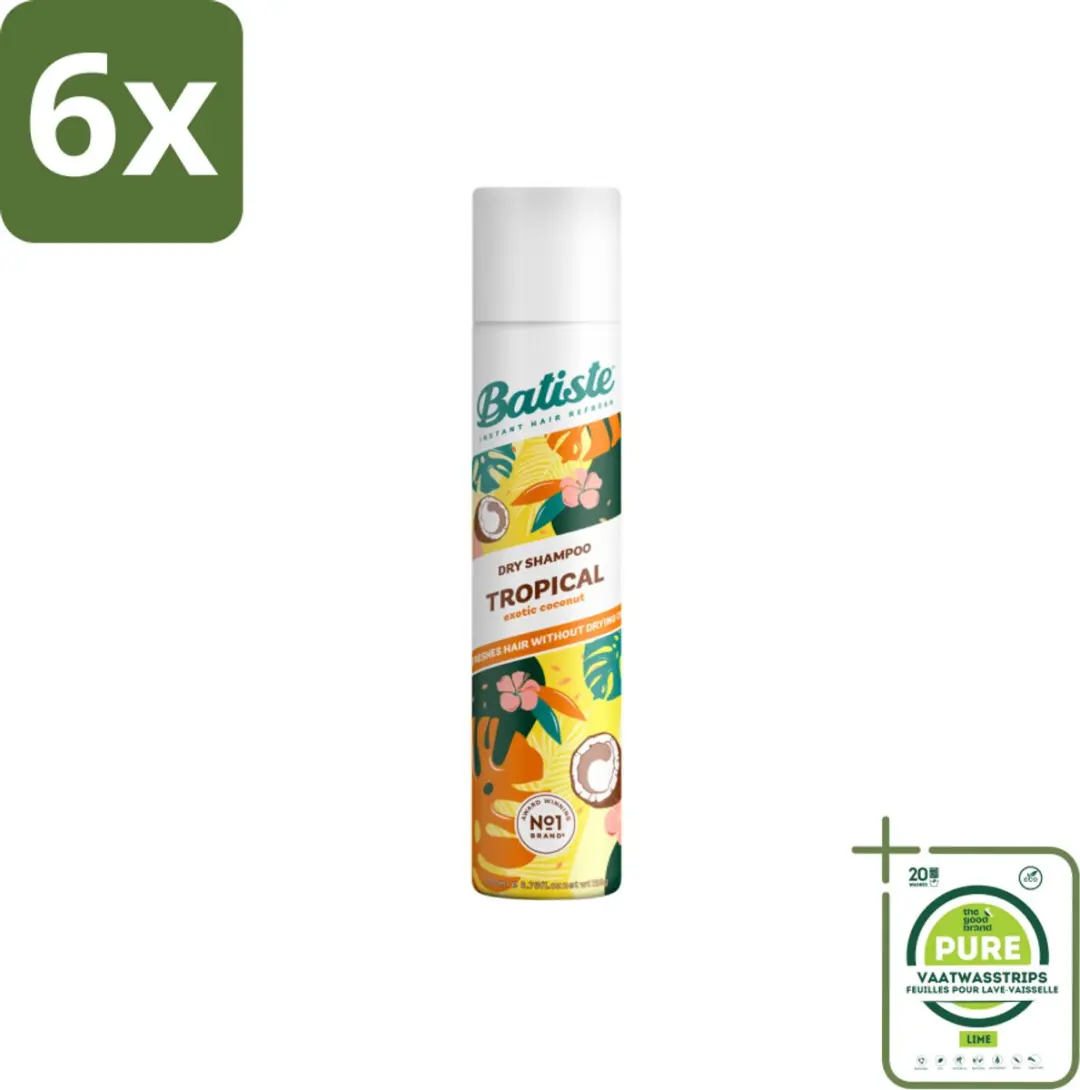 Batiste Droogshampoo Tropical 200ml