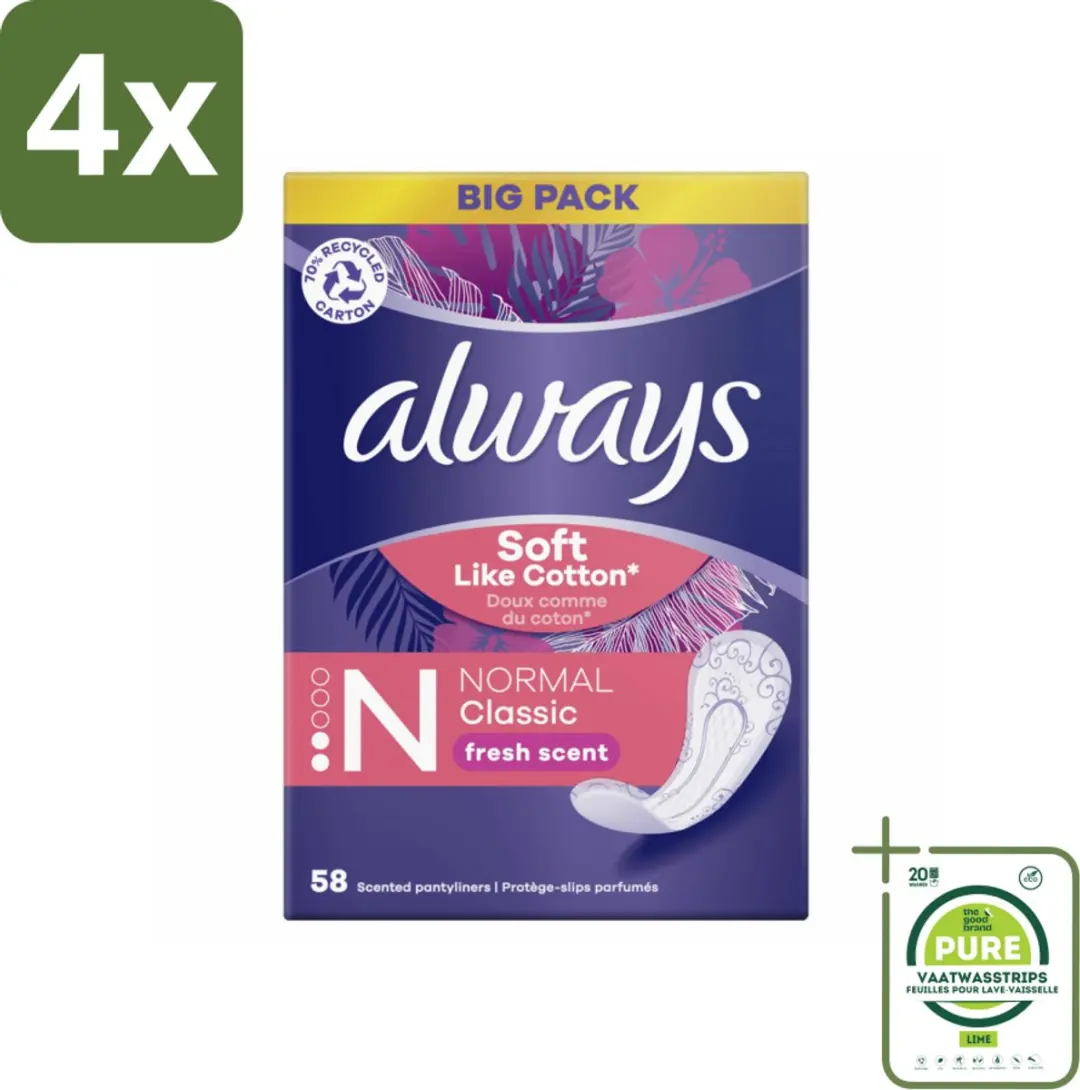 Always Discreet Inlegkruisjes Normal Fresh