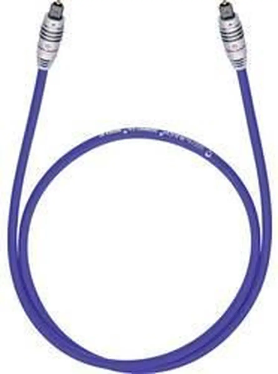 Oehlbach 1380 Glasvezelkabel Toslink 0,5m - Blauw