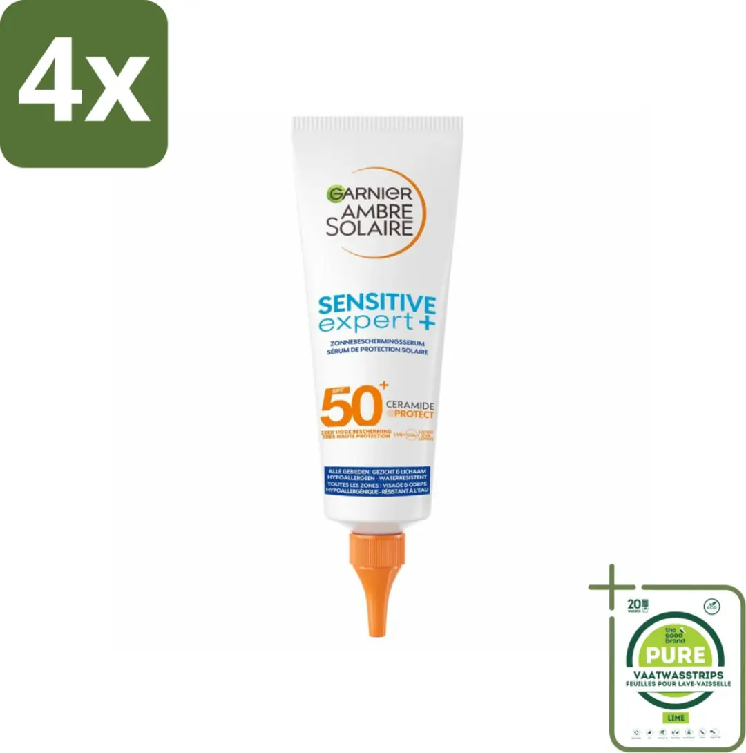 Garnier Ambre Solaire Sensitive Expert SPF 50+ Zonnebrandserum 125ml