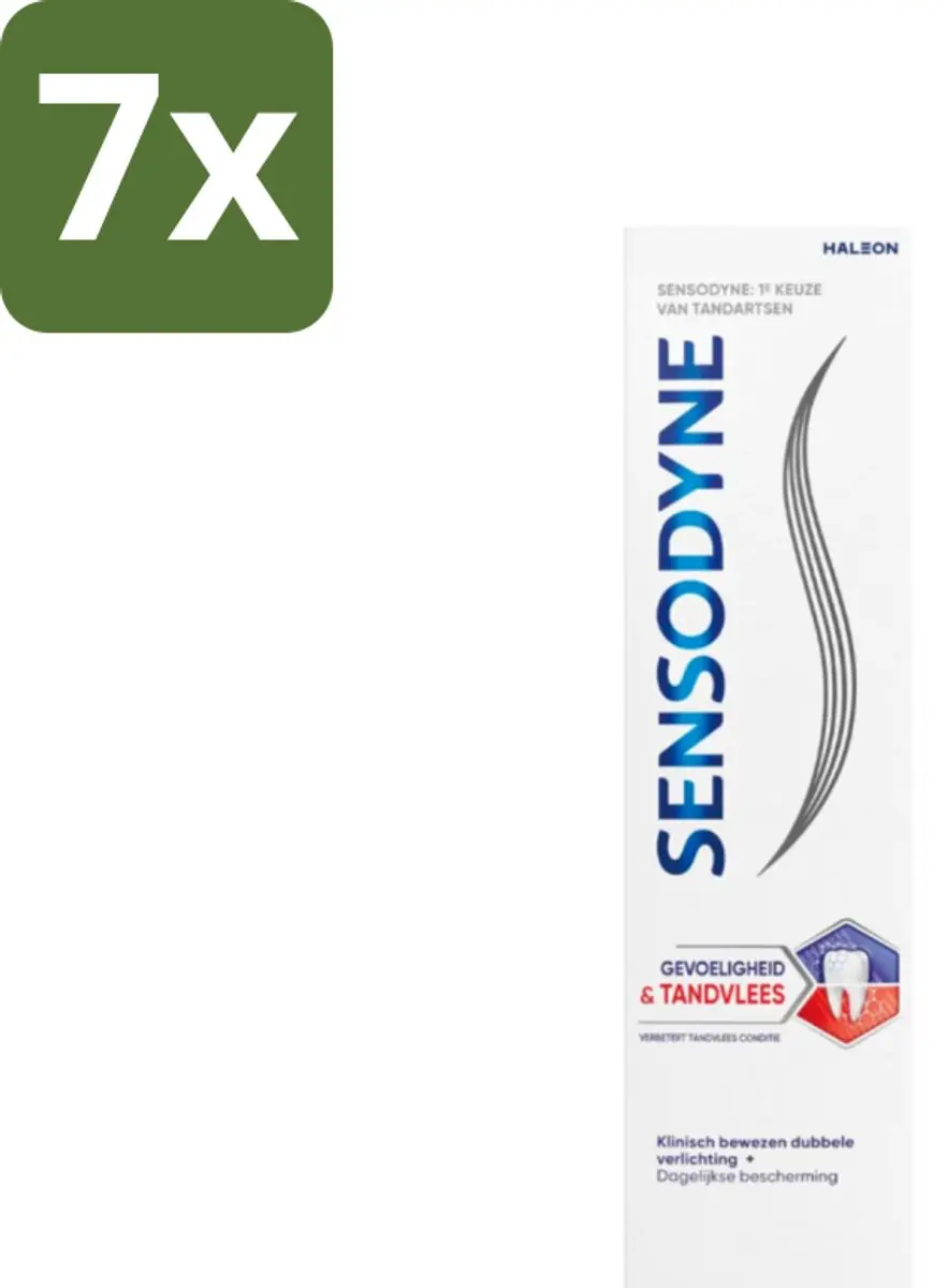 Sensodyne Tandpasta Gevoeligheid & Tandvlees 75ml - 7 Stuks