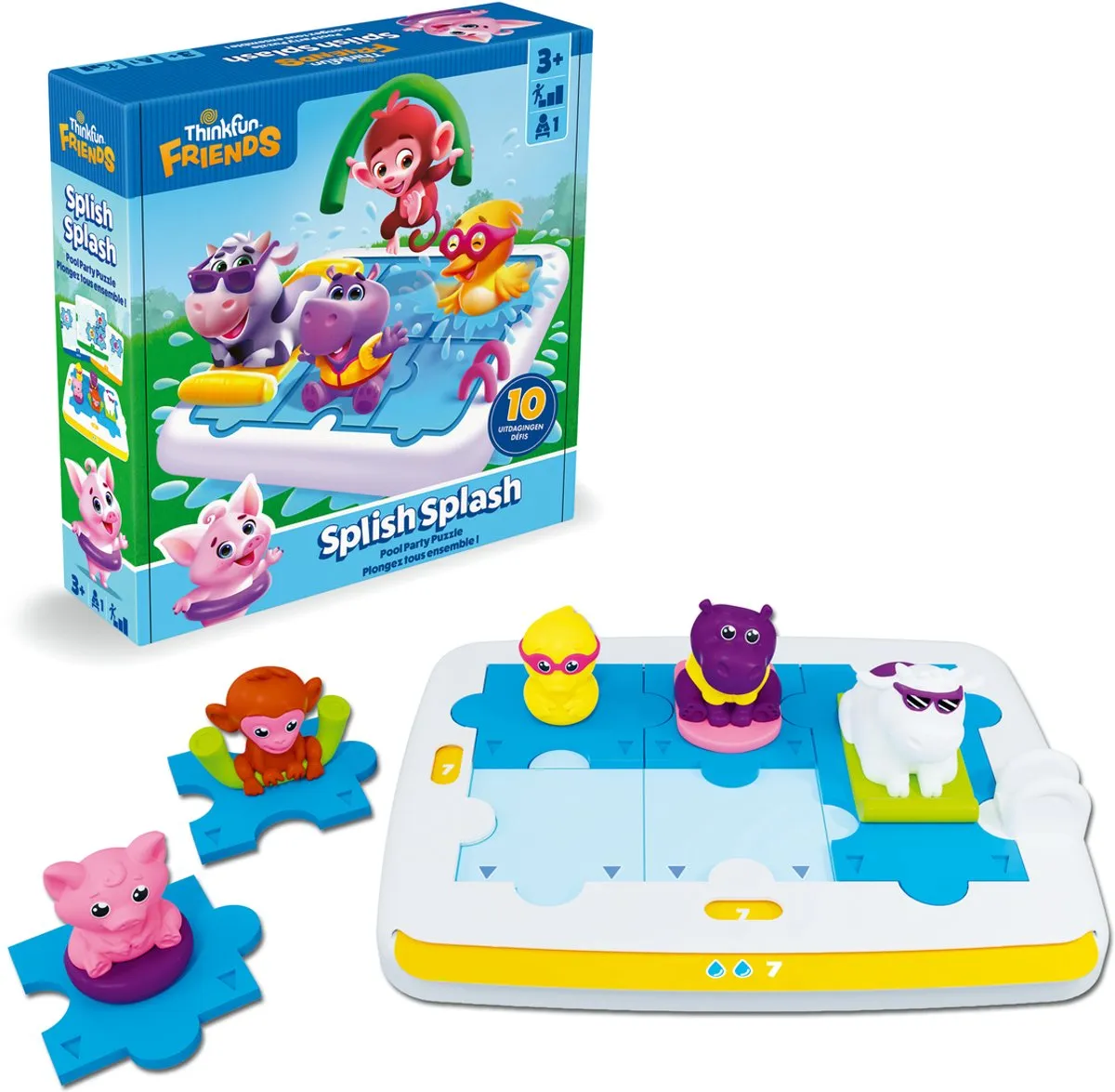 Ravensburger ThinkFun Friends Splish Splash Breinbreker 76660