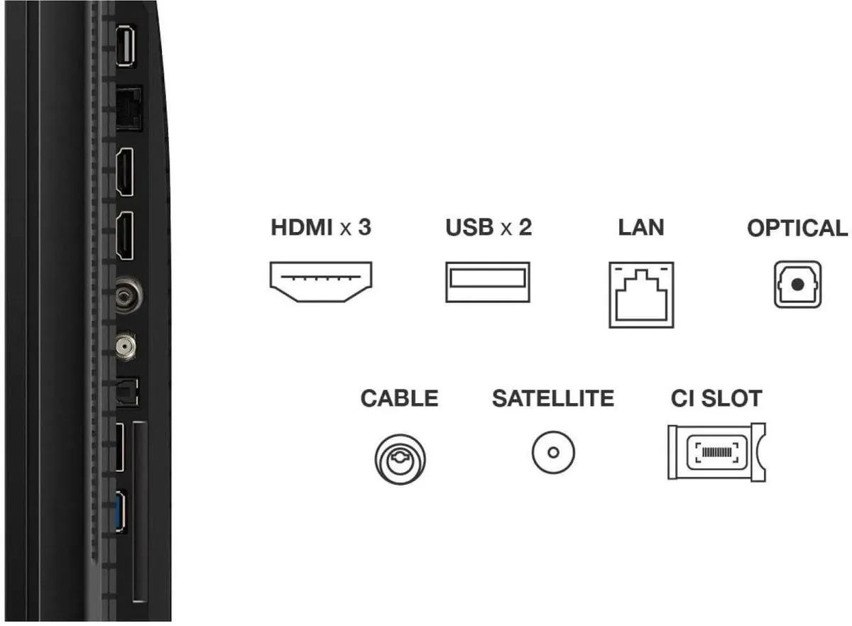 TCL 43T69C 4K QLED TV - 43 inch - Zwart