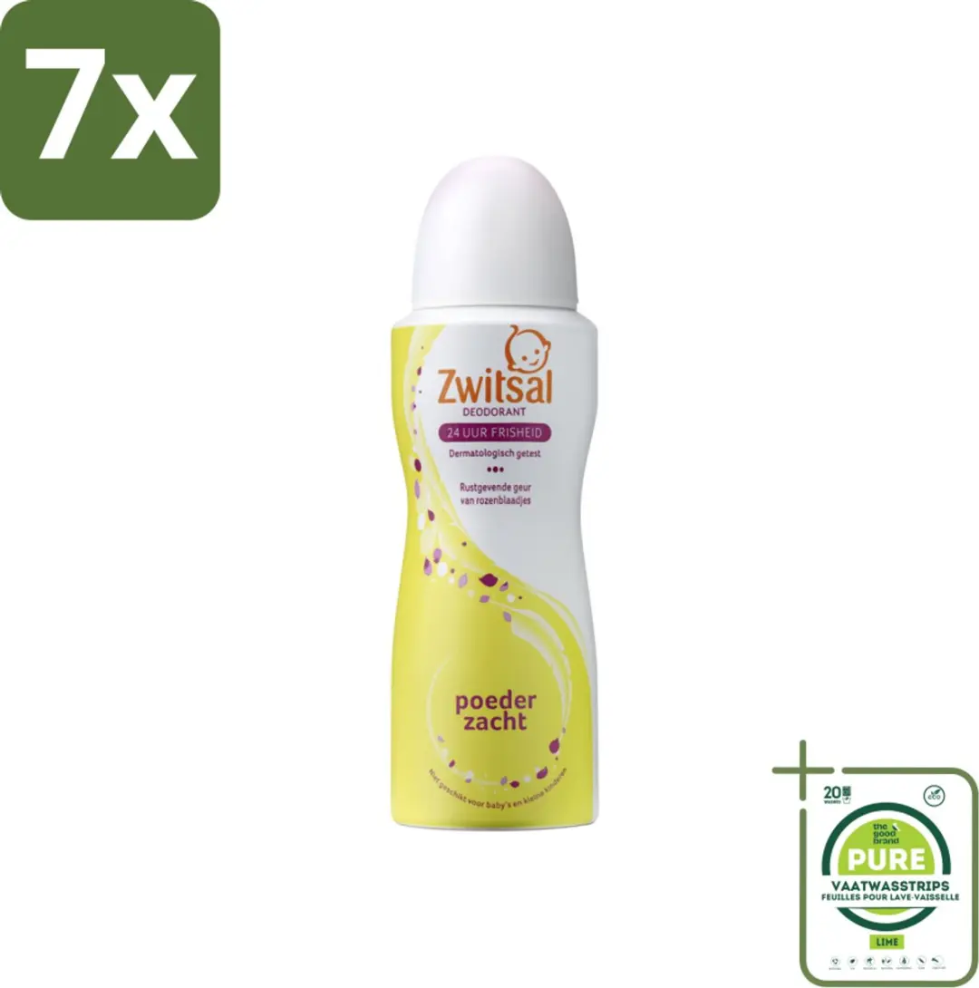 Zwitsal Poederzachte Deodorant Rozengeur 700ml