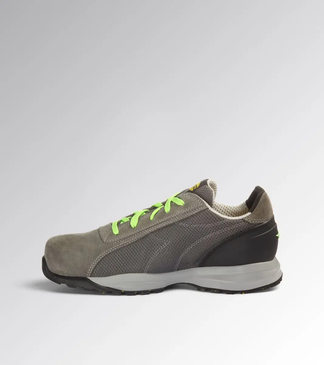 Diadora GLOVE MDS TEXT LOW S1PS FO SR COAL/GREEN FLUO 47