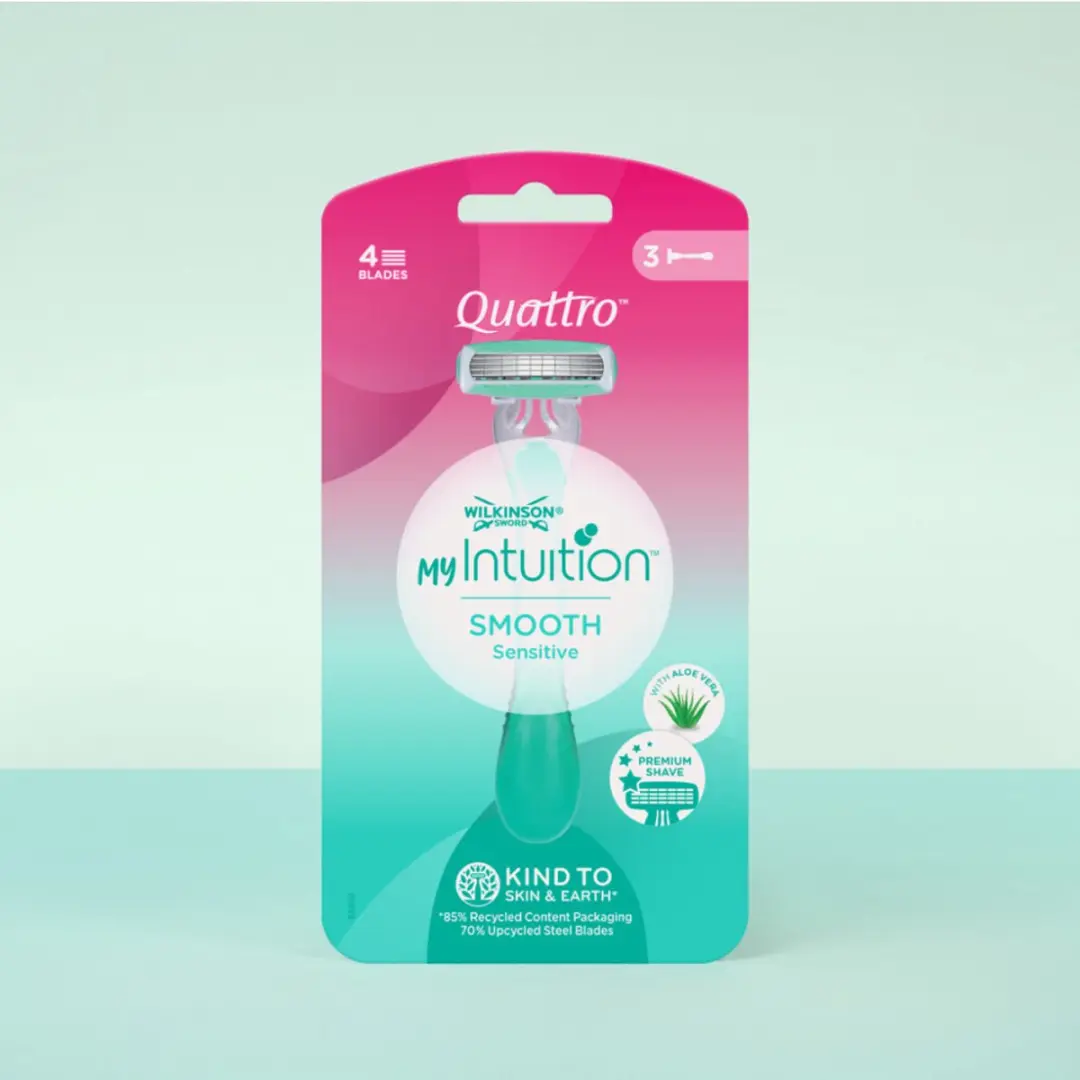Wilkinson Quattro For Woman Wegwerpscheermesjes - 4 Mesjes - 25 Stuks