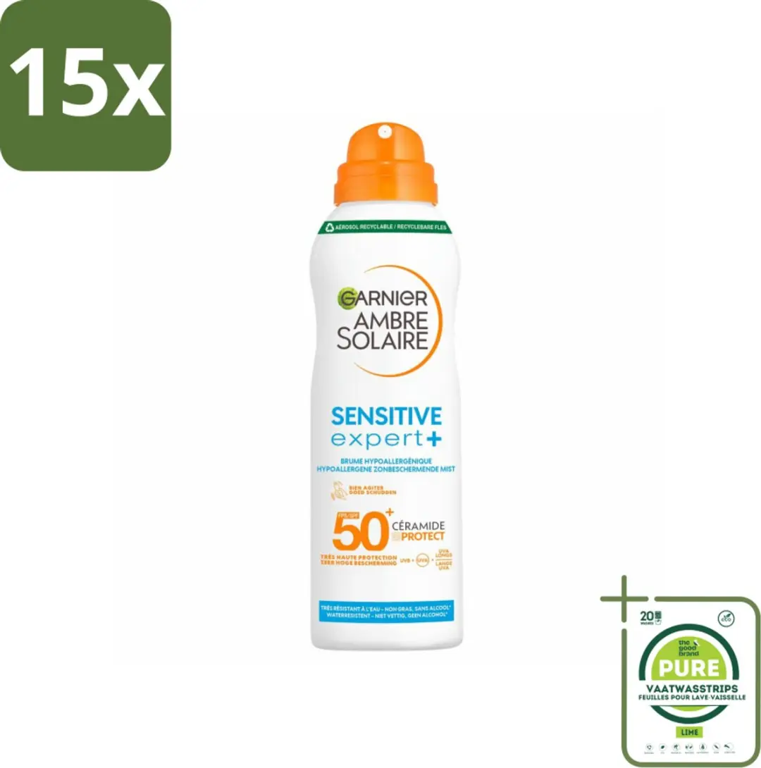Garnier Ambre Solaire Mist Spray Sensitive Expert+ SPF 50+