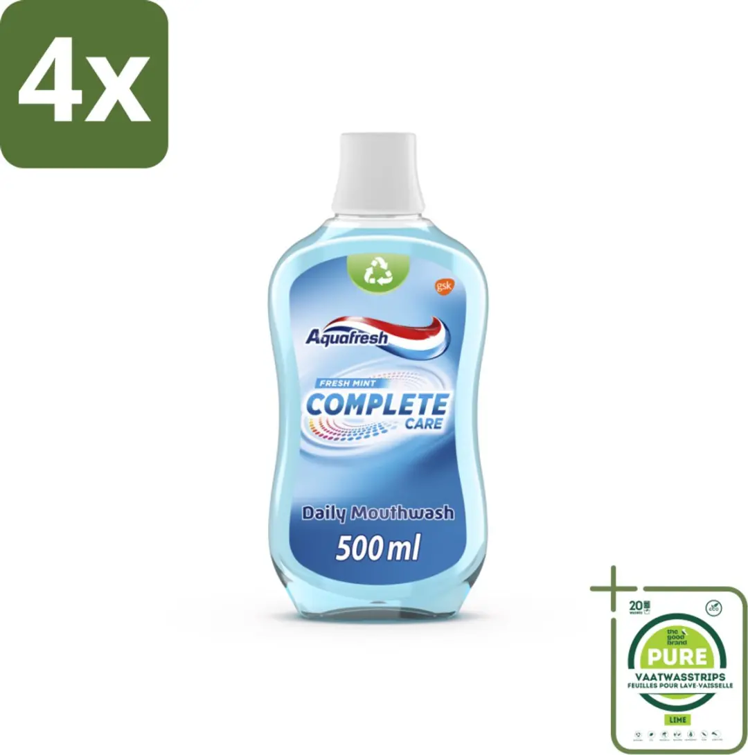 Aquafresh Complete Care Mondwater Fresh Mint 500ml