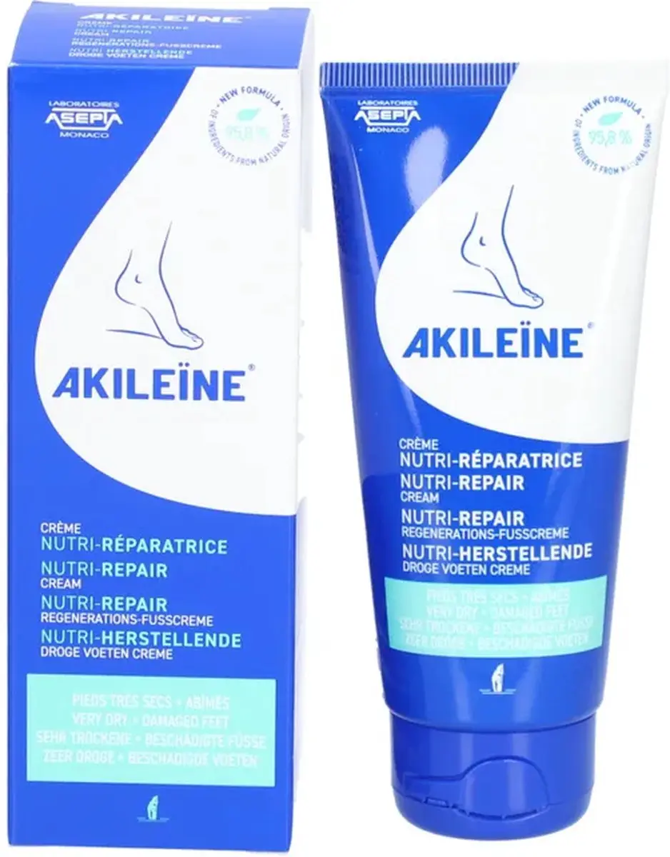 Akileine Creme Nutri Repair Droge Voeten 100ml