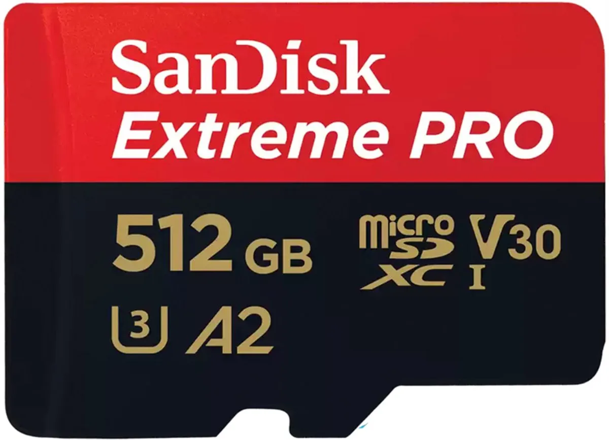 SanDisk Extreme PRO MicroSDXC 512GB SDSQXCD-512G-GN6MA