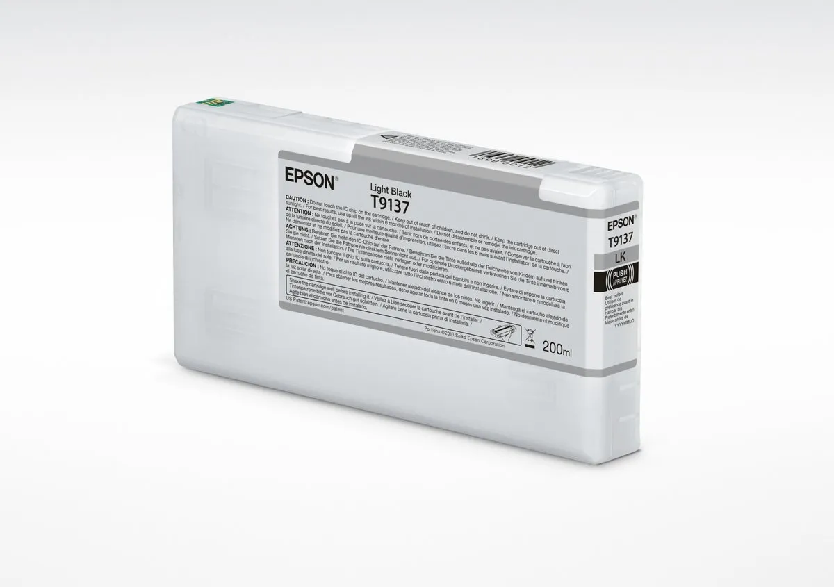 Epson T9137 Light Black C13T913700 Inktcartridge 200ml