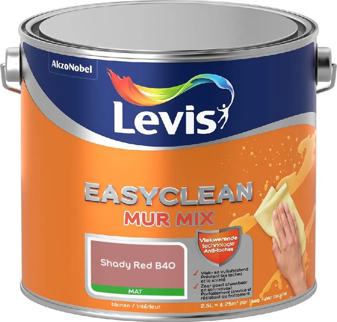 Levi's Easyclean Mur Mat Mix Mengverf 2,5L