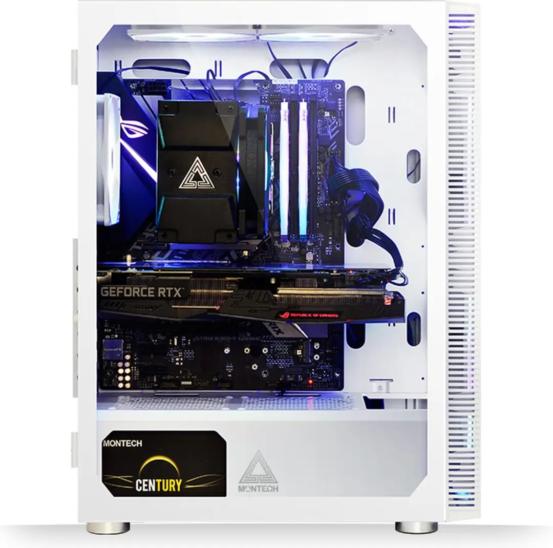 Montech X3 GLASS Midi Tower - Wit