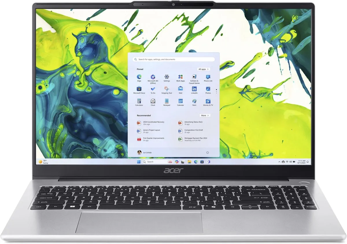 Aspire Lite AL15-44P-R38W - Laptop - 15 inch – Ryzen 5 - 16GB – 512GB SSD - Zilver