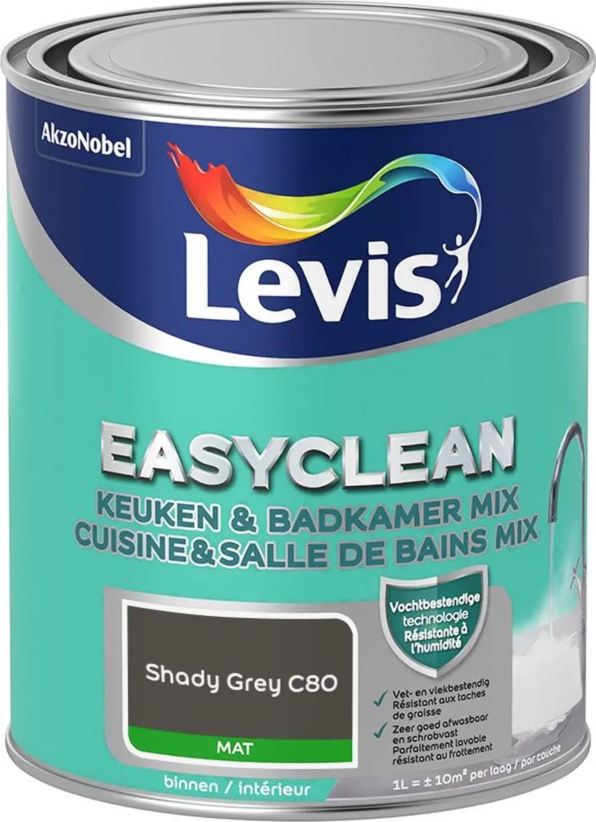 Levi's Easyclean Mengverf Shady Grey C80