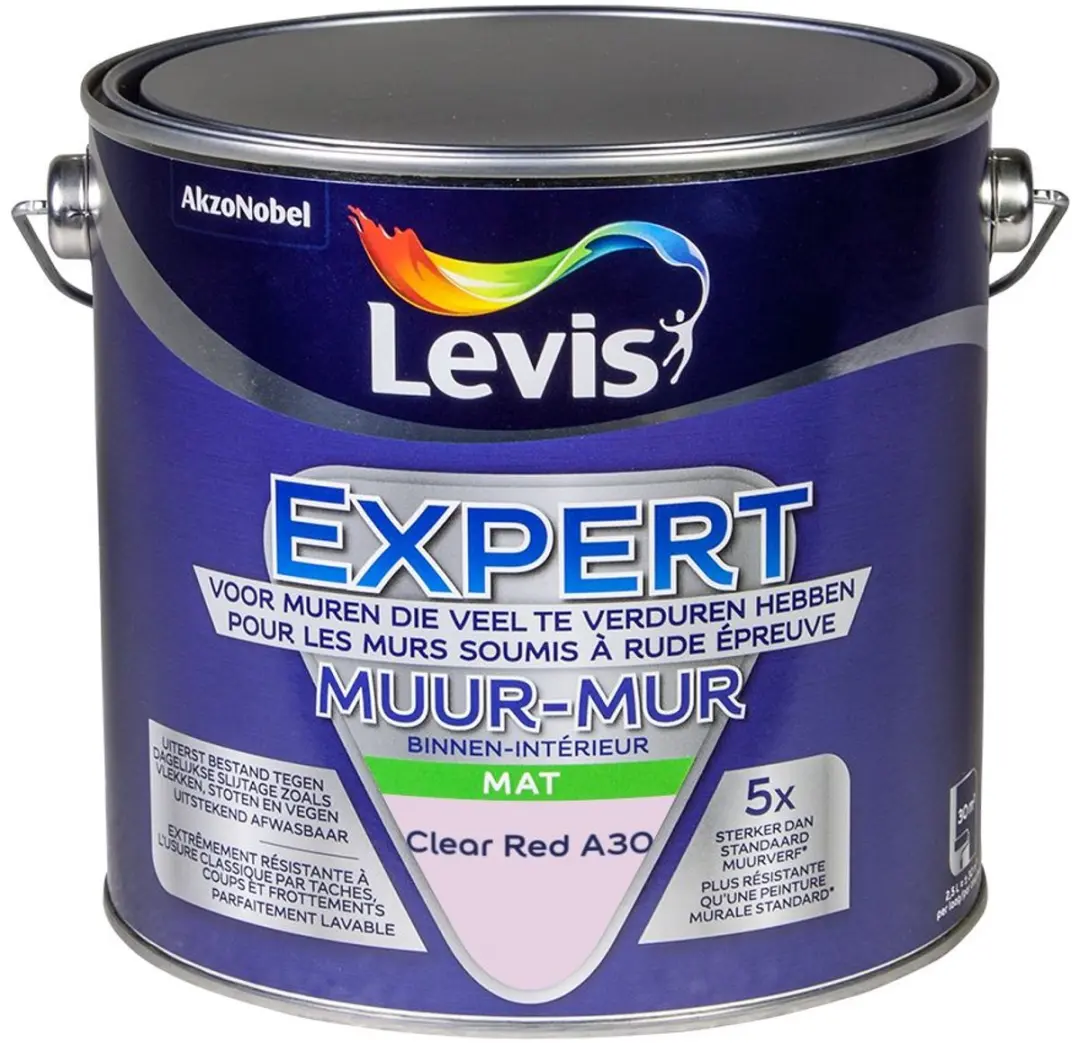 Levi's Expert Muurverf Clear Red A30