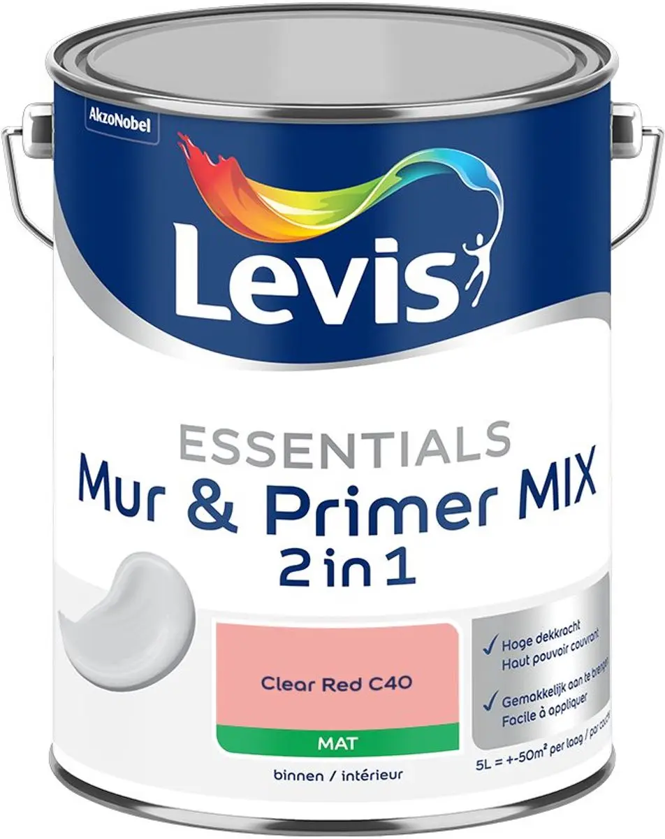 Levi's Essentials Mur & Primer Mix Clear Red C40