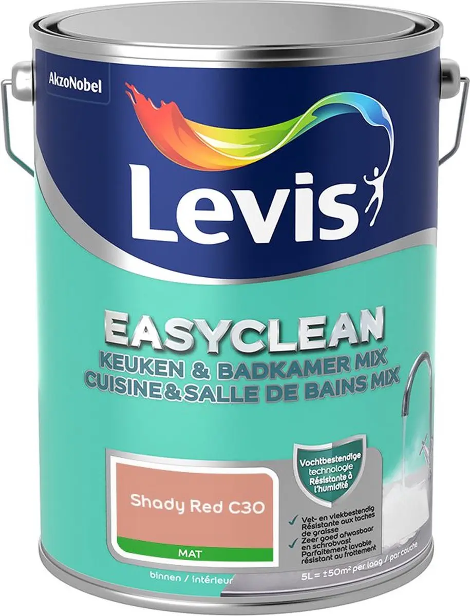 Levi's Easyclean Mengverf Shady Red C30