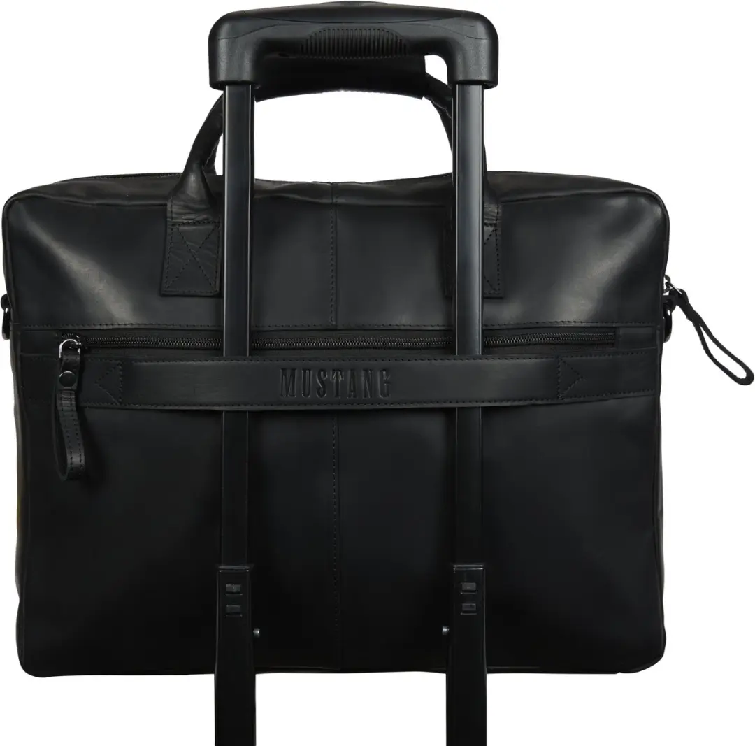 Mustang San Marino Laptoptas 15 Inch - 3 Vakken - Zwart