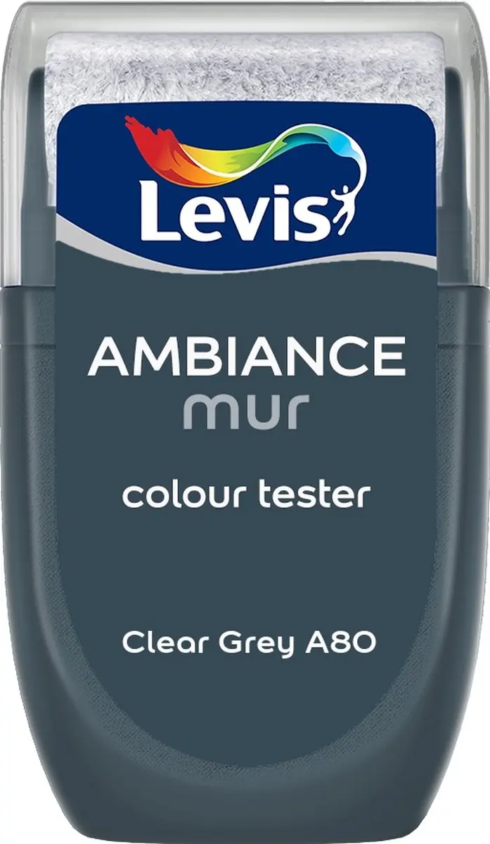 Levi's Muurverf Kleurtester Clear Grey A80