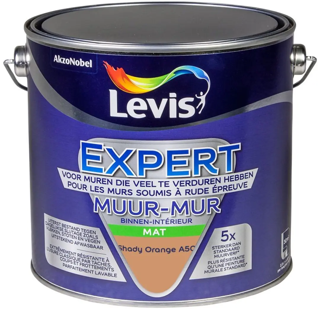 Levi's Expert Muur Binnen Mix Shady Orange A50 Mengverf 2,5L