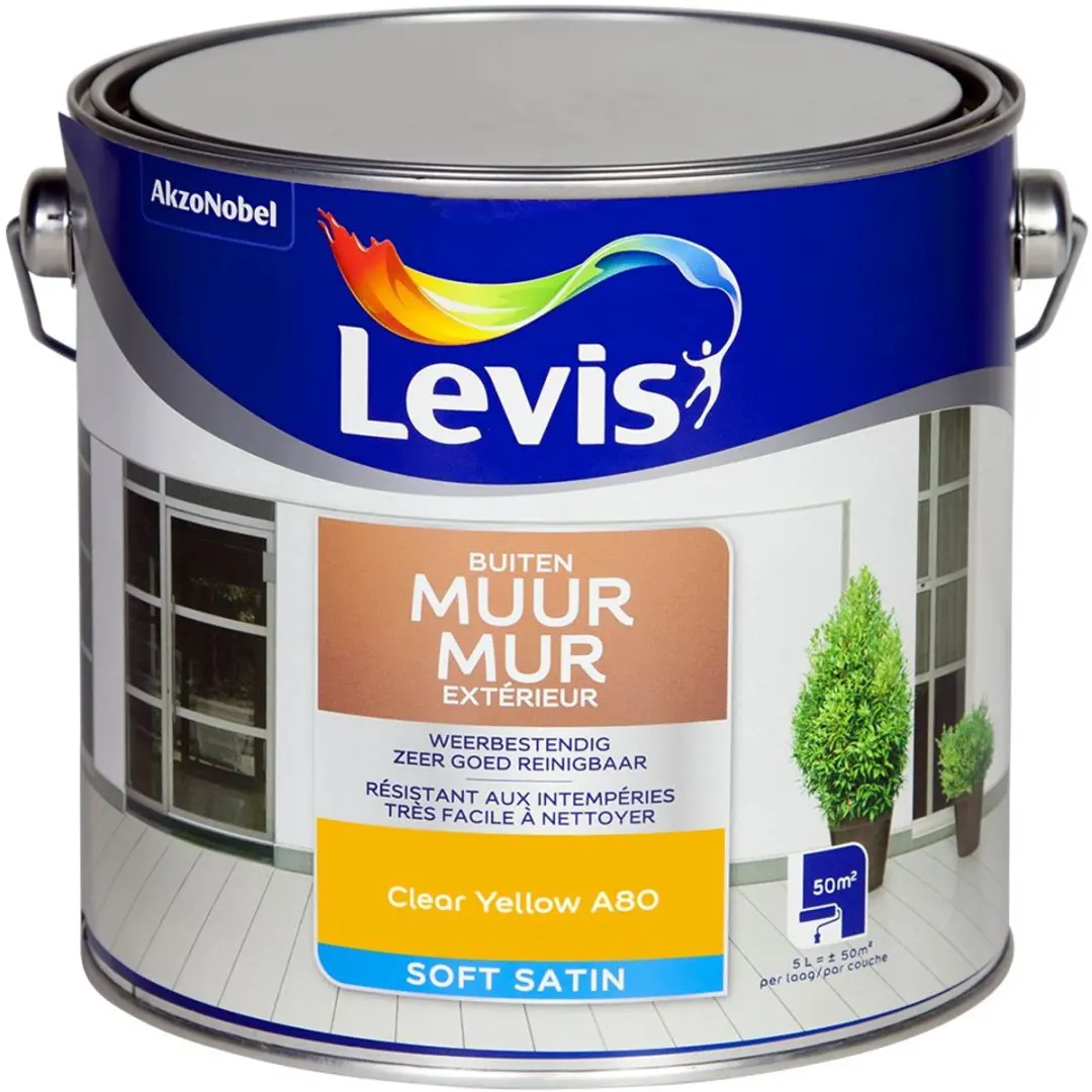Levi's Muur Buiten Mix Clear Yellow A80 Mengverf 5L