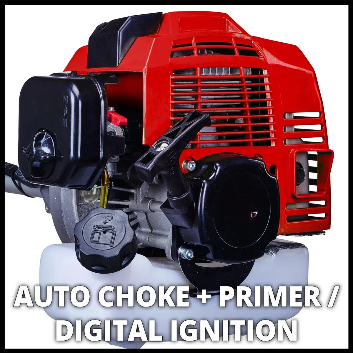 Einhell Benzine Tuin-Multitool GC-MM 52 I AS - 51,7 cm³ - 1,5 kW - 2-takt - Grastimmer, Heggenschaar, Kettingzaag en Bosmaaier in 1