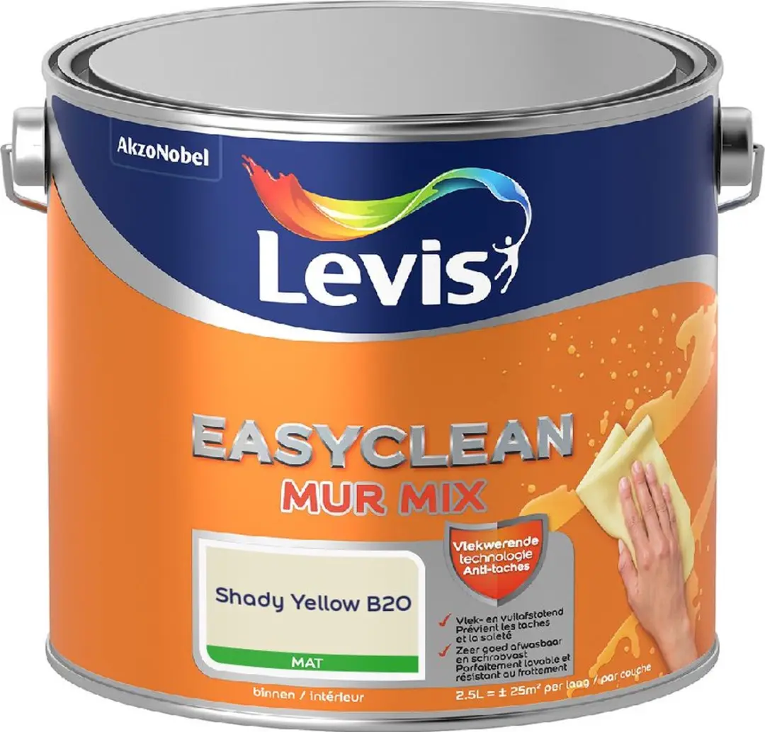 Levi's Easyclean Mur Mat Mix Mengverf 2,5L