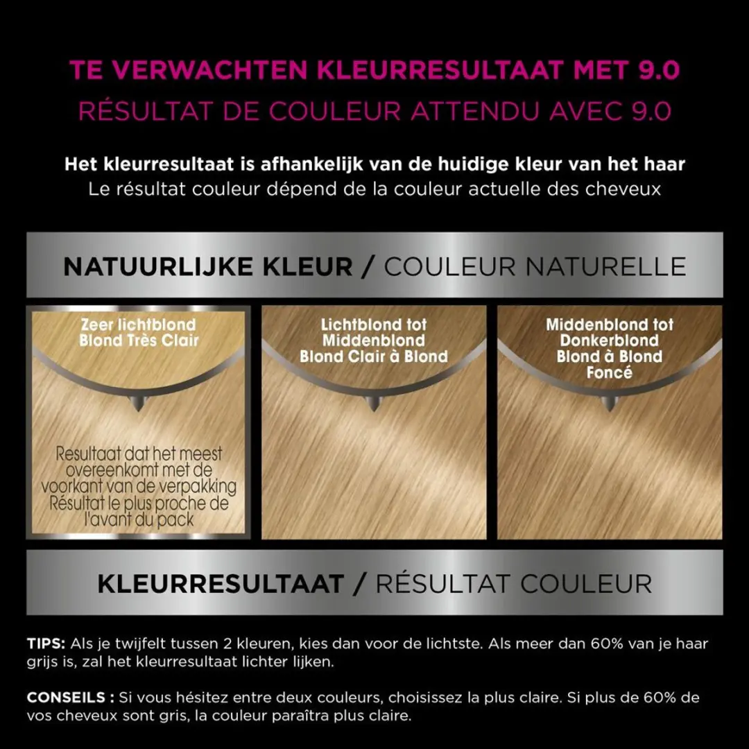 Garnier Olia 9 Zeer Lichtblond Haarkleuring - 7 Stuks
