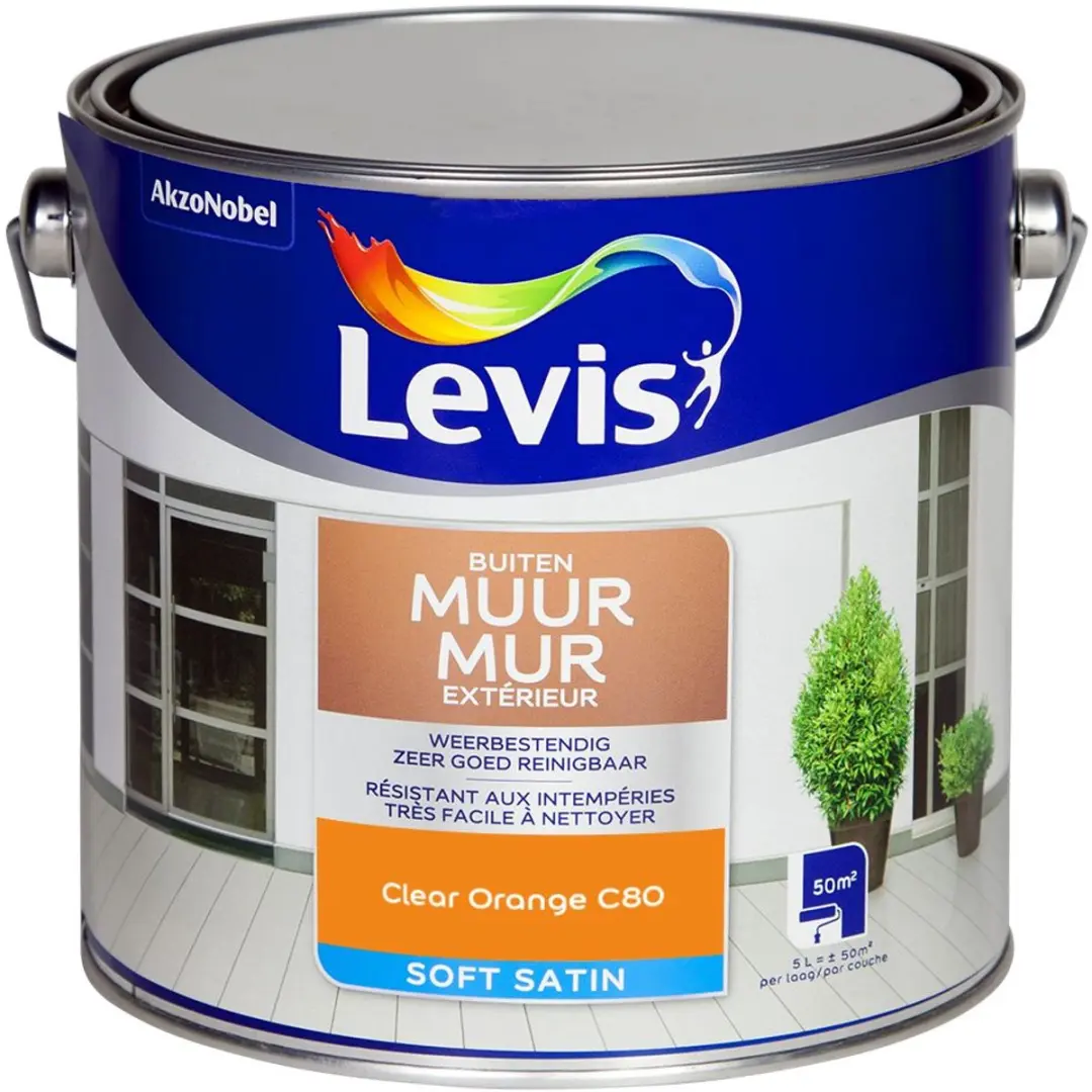 Levi's Muur Buiten Mix Clear Orange C80 Mengverf 5L