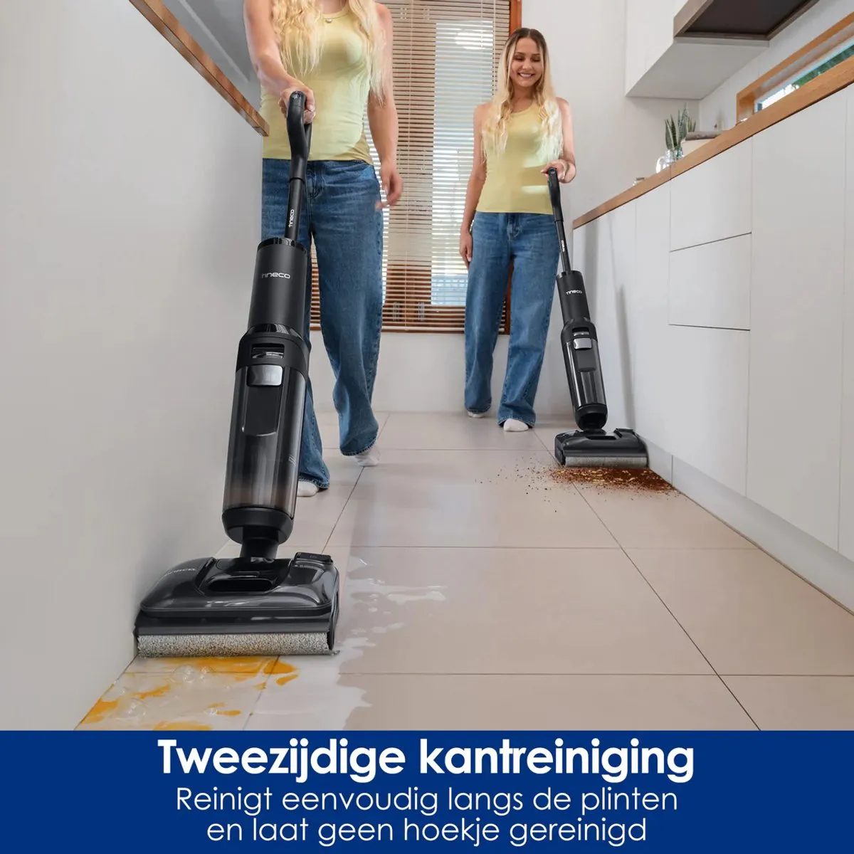 Tineco Switch S7 Stretch Premium Vloerreiniger - 50 min - Zwart