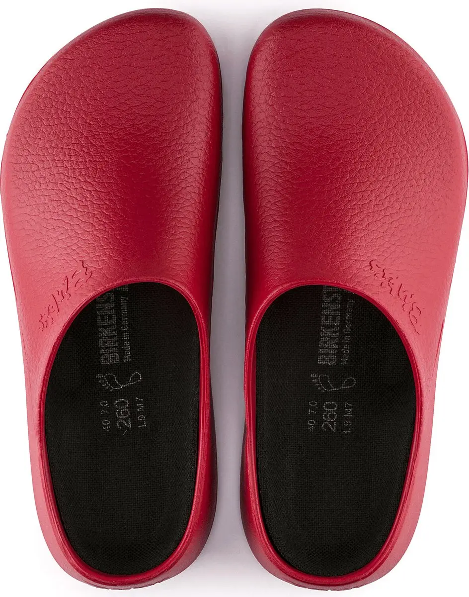 Birkenstock Super Birki rood slippers uni (S)  - Maat 48