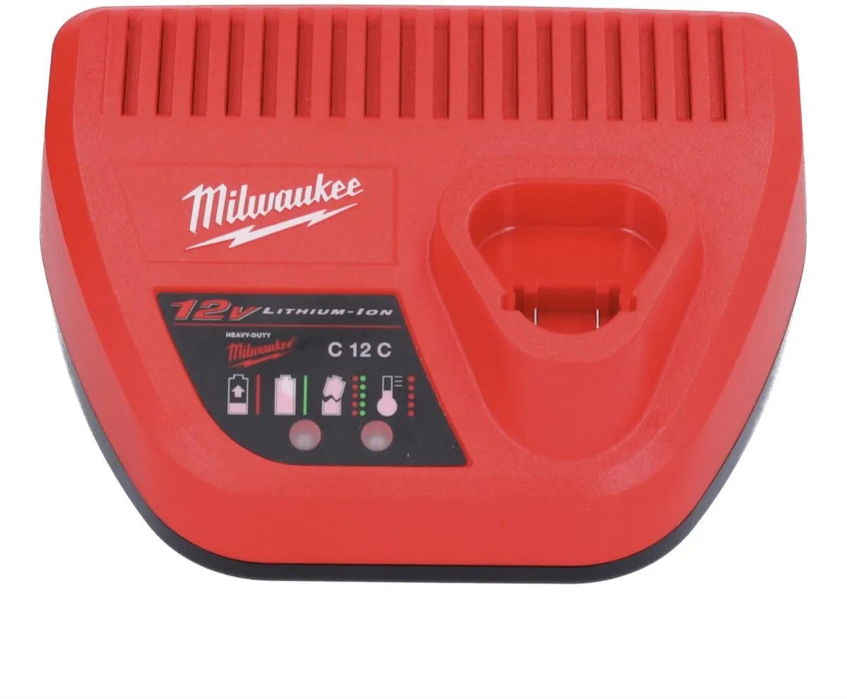 Milwaukee M12 NRG-403 Accu Starterset - 3x 12V 4.0Ah Li-Ion - afbeelding 4 van 5