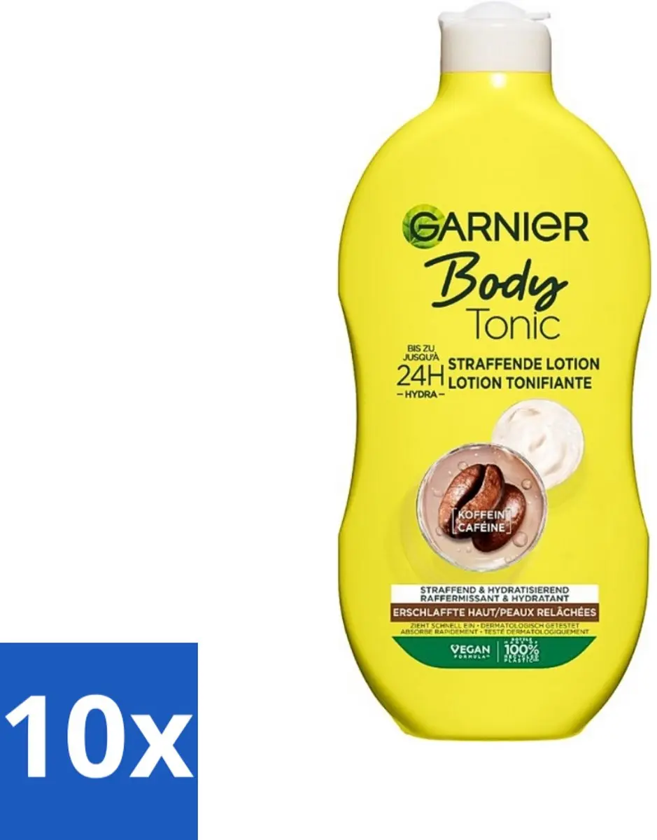 Garnier Bodylotion Tonic Verstevigend 400ml - 10 Stuks