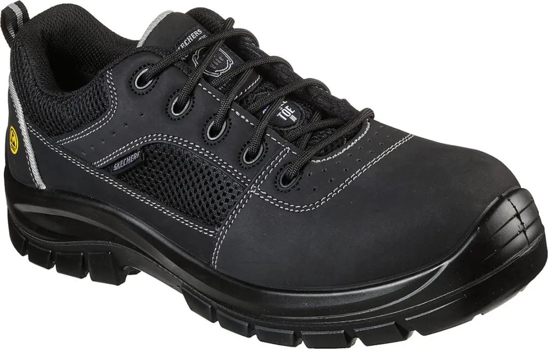 Skechers Work Trophus Veiligheidsschoenen S1 - Zwart