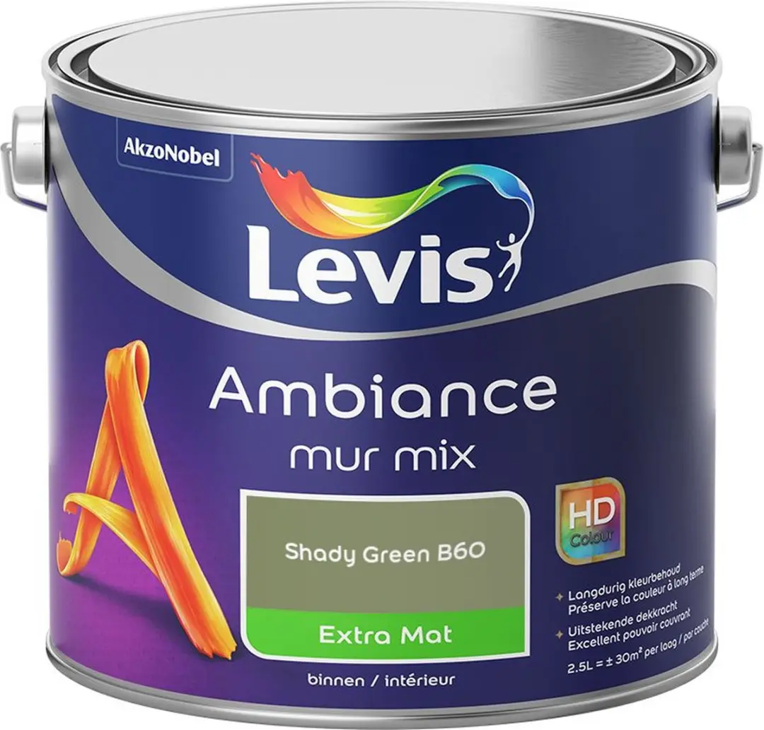 Levi's Ambiance Mur Extra Mat Mix Shady Green B60