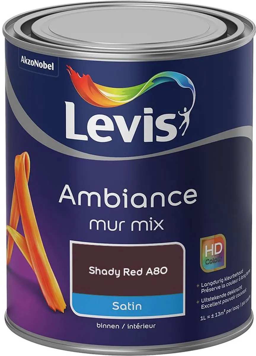 Levi's Ambiance Mur Satin Mix Mengverf 1L