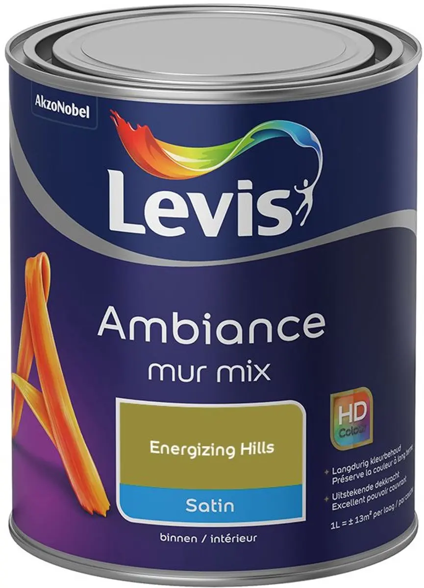 Levi's Ambiance Mur Satin Mix Mengverf 1L