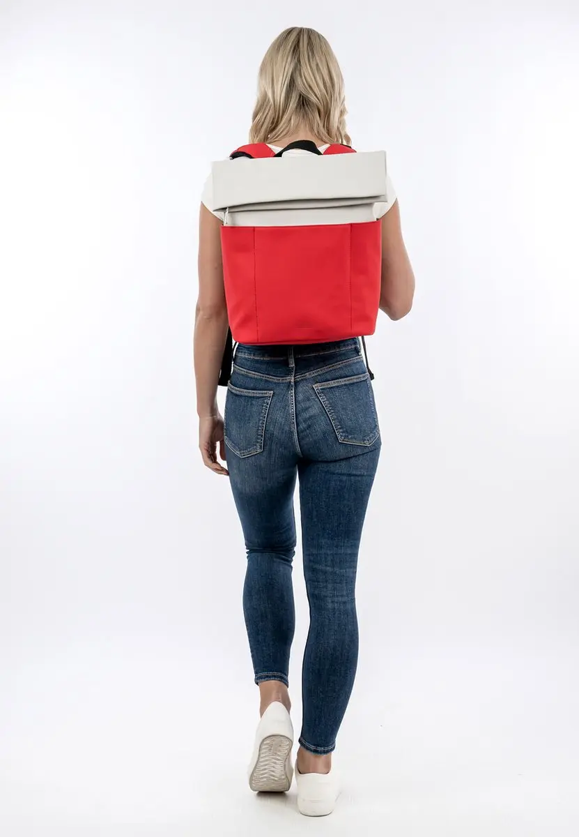 Tamaris Alice Backpack Rugzak - 10 inch Laptopvak - 6 Vakken - Red