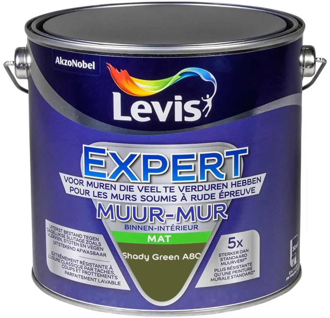 Levi's Expert Muurverf Shady Green A80 2,5L