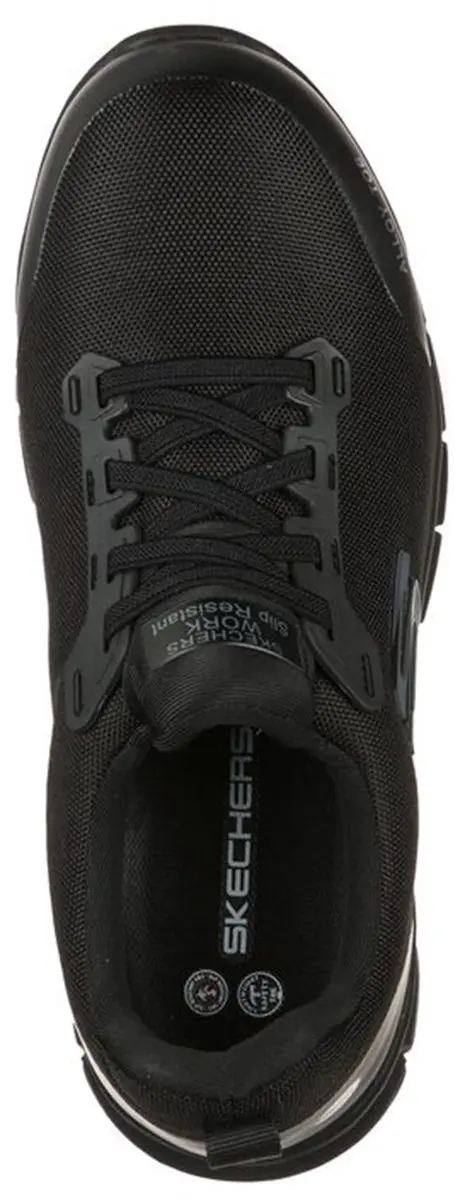 Skechers Dames Work SURE TRACK Jixie Alloy Toe Werkschoenen 108041EC - Zwart